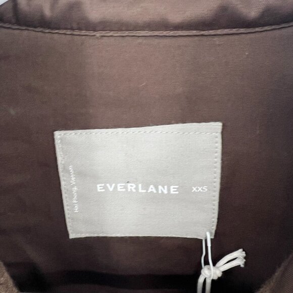 NWT Everlane The Italian ReWool Oversized Shirt Jacket Plaid Women's XXS $228 - Picture 3 of 6